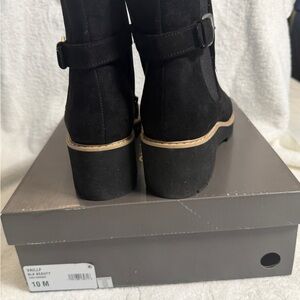 Style & Co. Black Ankle Booties with Strap Accent